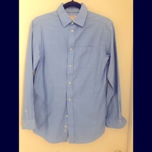 Blue kids long sleeve polo